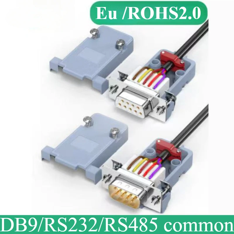 DB9 RS232 9-Pin Male Female Connector Set 2 DB9 RS232 9-Pin Male Female Connector Set - Image 2