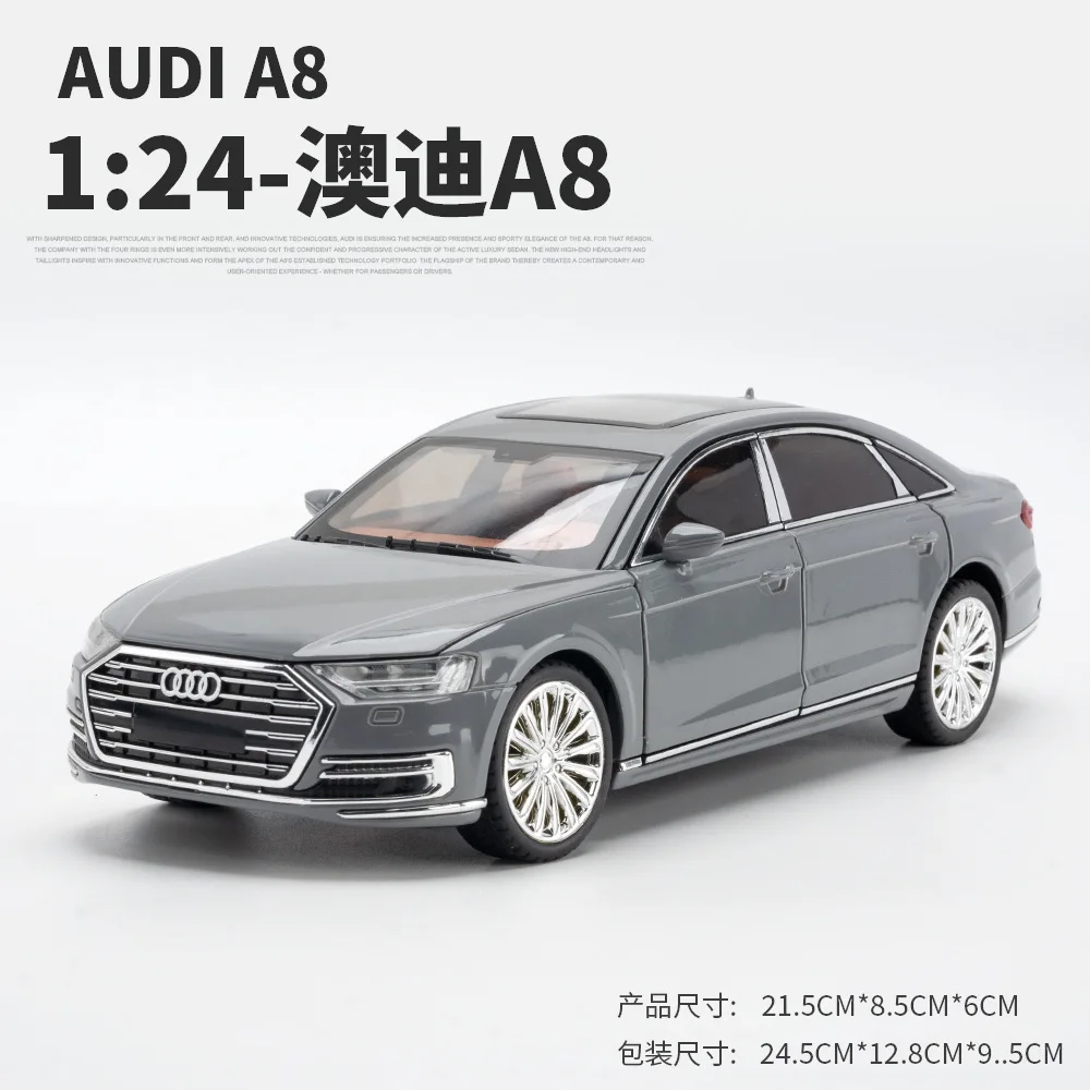 AUDI A8 1:24 Scale Diecast Model Car 6 AUDI A8 1:24 Scale Diecast Model Car - Image 6
