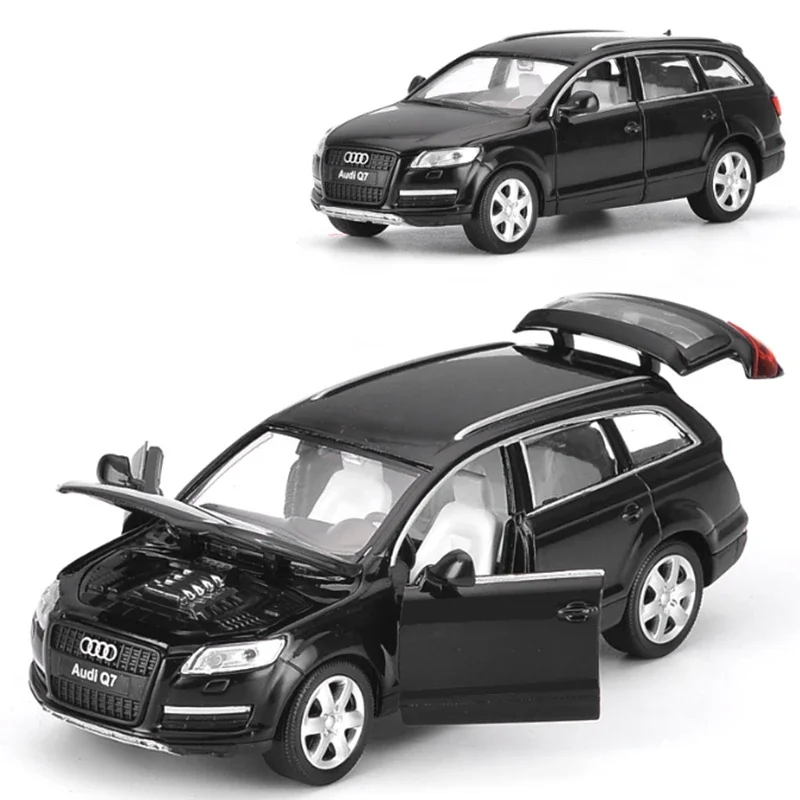 1:32 Audi Q7 SUV Matte Black Diecast Model 7 1:32 Audi Q7 SUV Matte Black Diecast Model - Image 7