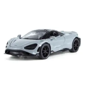 1:32 McLaren 765LT Diecast Model Car Gray 13 Sae78f90bd3394e2fb11e4729f581395cY