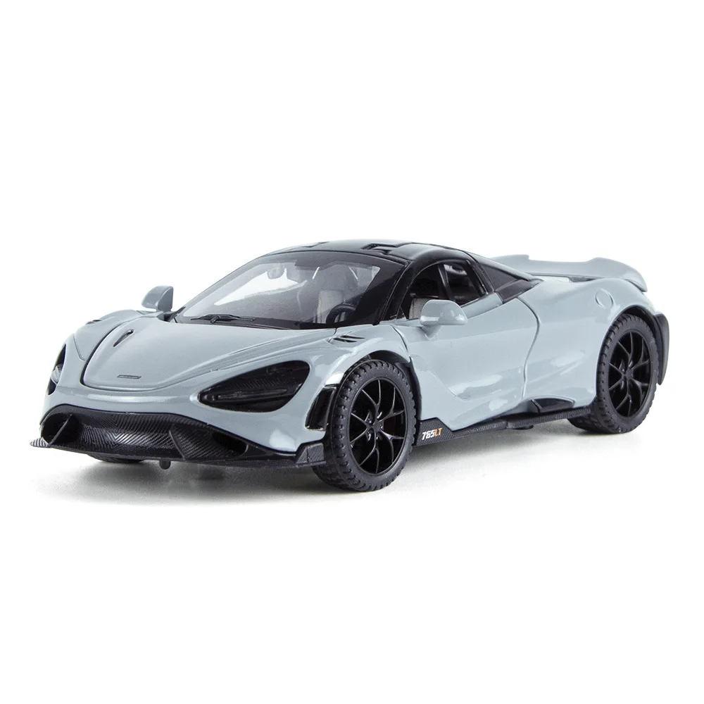 1:32 McLaren 765LT Diecast Model Car Gray 5 1:32 McLaren 765LT Diecast Model Car Gray - Image 5