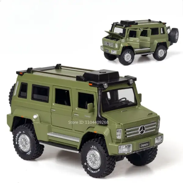 1:28 Scale UNIMOG Motorhome X-Class Model - Image 7