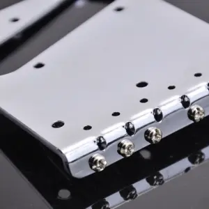 Chrome Fixed Guitar Bridge for Electric Guitars 7 Saf218d8bf39744058208dd6d5b1c05d6r