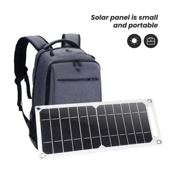 35W Portable Solar Panel for Outdoor Charging - Image 4