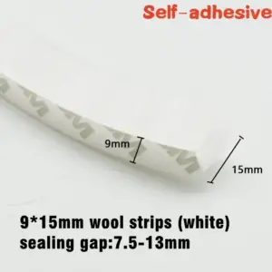 Self-Adhesive Brush Strip Weather Seal 5M/10M 47 Safae1505f2fb447ba65da2616771b4faW