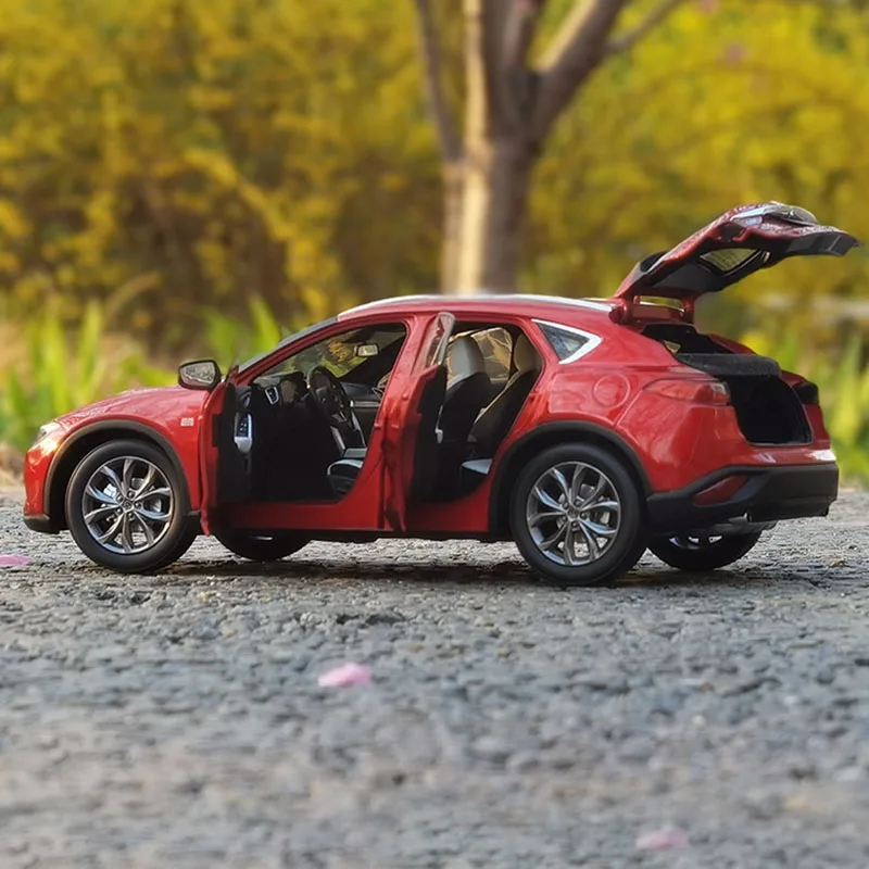 1:18 Scale Red Mazda CX-4 SUV Diecast Model 4 1:18 Scale Red Mazda CX-4 SUV Diecast Model - Image 4