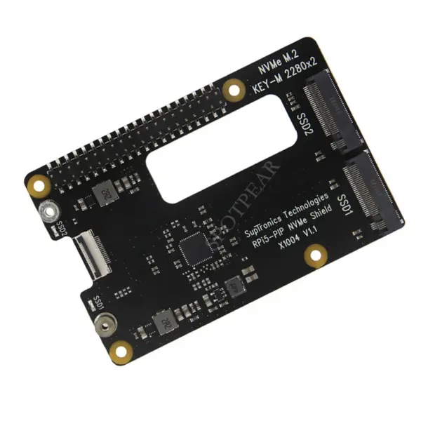 Dual M.2 NVMe SSD Adapter Board for Raspberry Pi 5 - Image 3