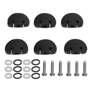 Ebony Guitar Tuning Peg Button Set of 6 18 Sb02913d0856d42a39c8168b4186f6db35