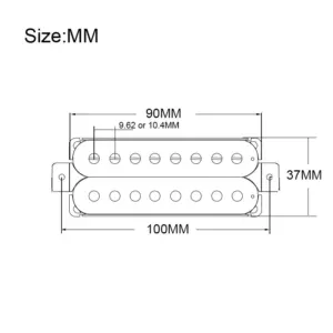8-String Alnico 5 Electric Guitar Humbucker Pickup 7 Sb17b82a71abd4f7a864f4e6e2b7a66a9S