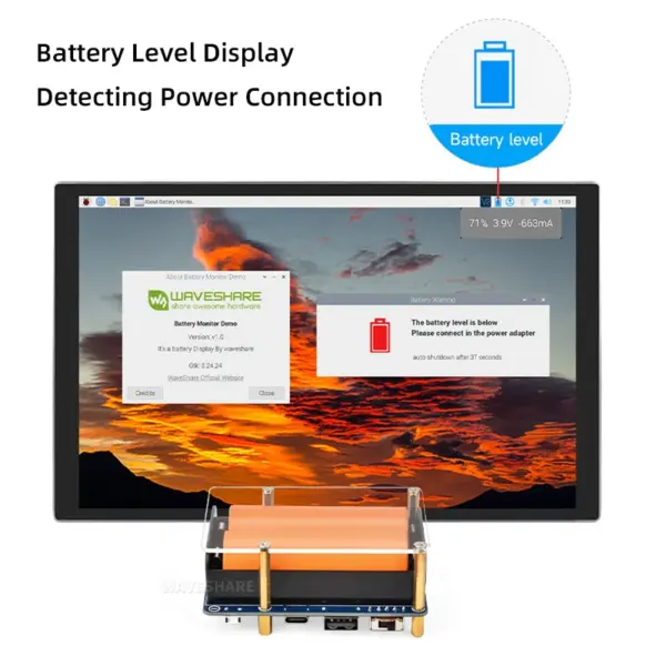 Raspberry Pi UPS HAT with 21700 Battery Support - Image 5