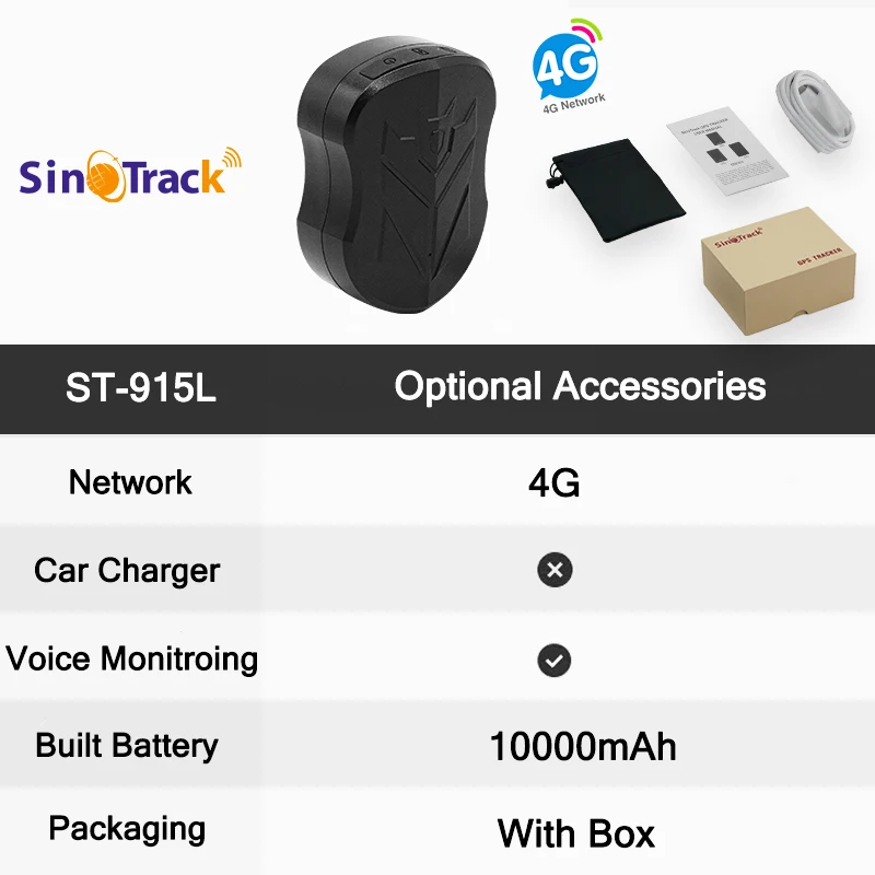 ST-915L 4G Waterproof GPS Tracker with 10000mAh 7 ST-915L 4G Waterproof GPS Tracker with 10000mAh - Image 7