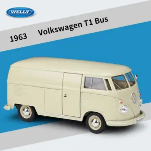 WELLY 1:24 Diecast 1963 Volkswagen T1 Bus 20 Sb218a13fab3041b58ac9cae6a04270160