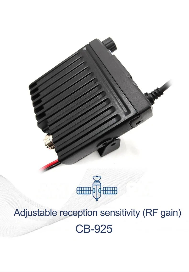 ANYSECU CB925 Mini CB Radio 25.615-30.105MHz 3 ANYSECU CB925 Mini CB Radio 25.615-30.105MHz - Image 3