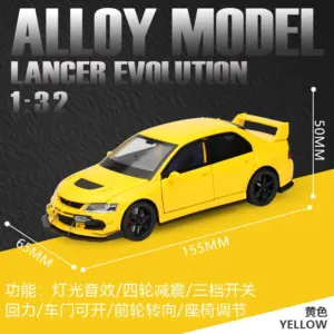 1:32 Scale Diecast Mitsubishi Lancer Evolution Model 22 Sb271c6e50a1e44ce9ce504a9f6aa3b0fw