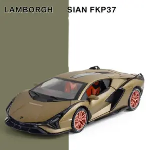 1:32 Matte Olive Green Lamborghini Diecast Model 19 Sb2937f0afa5043228505fdc85aea68c4J