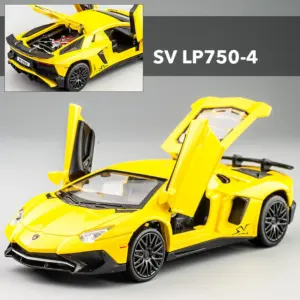 1:32 LP770 Diecast Lamborghini Aventador SVJ Car 36 Sb2c72a53119349b0877b5329363e076eX 1