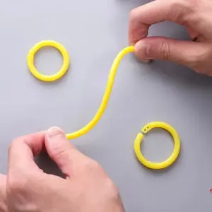 Colorful 100-Piece Plastic Binder Ring Set 18 Sb376917ef0494e9e846a0aa743a132feC