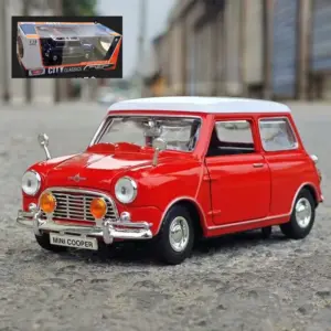 1:18 Morris Mini Cooper Police Car Model 21 Sb3931433b92741098139aad5e09485f3n
