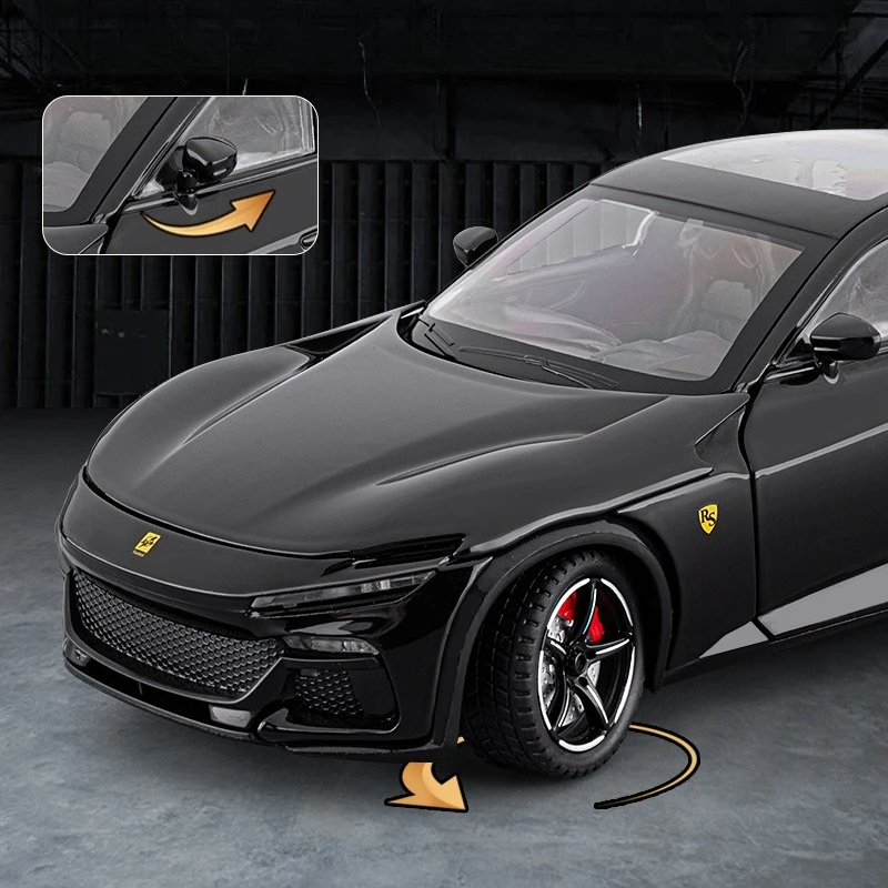 1:22 Scale Ferrari Purosangue FUV Model in Red 5 1:22 Scale Ferrari Purosangue FUV Model in Red - Image 5