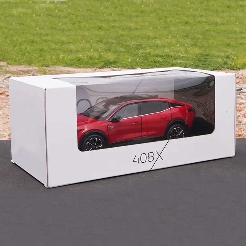 1/18 MINI AUTO 408X Blue Alloy SUV Model 6 1/18 MINI AUTO 408X Blue Alloy SUV Model - Image 6