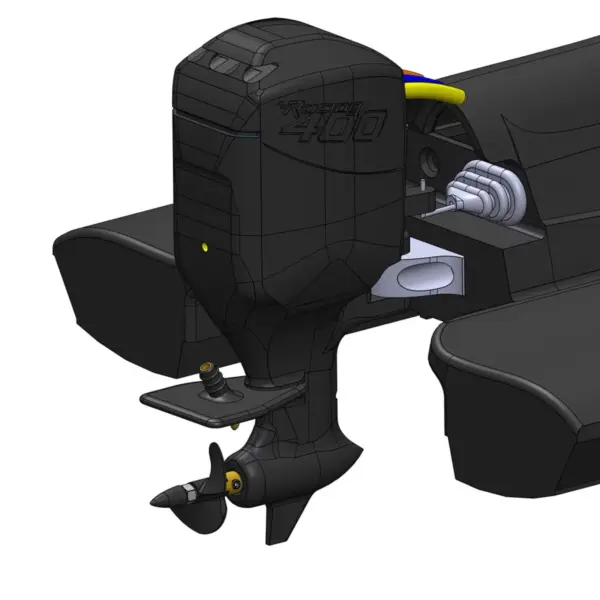 1:8 Scale High-Performance Outboard Motor Model - Image 5