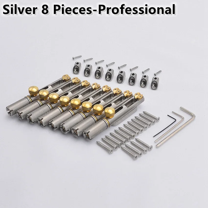 Steel Bridges for Fanned Fret Guitars 17 Steel Bridges for Fanned Fret Guitars - Image 17