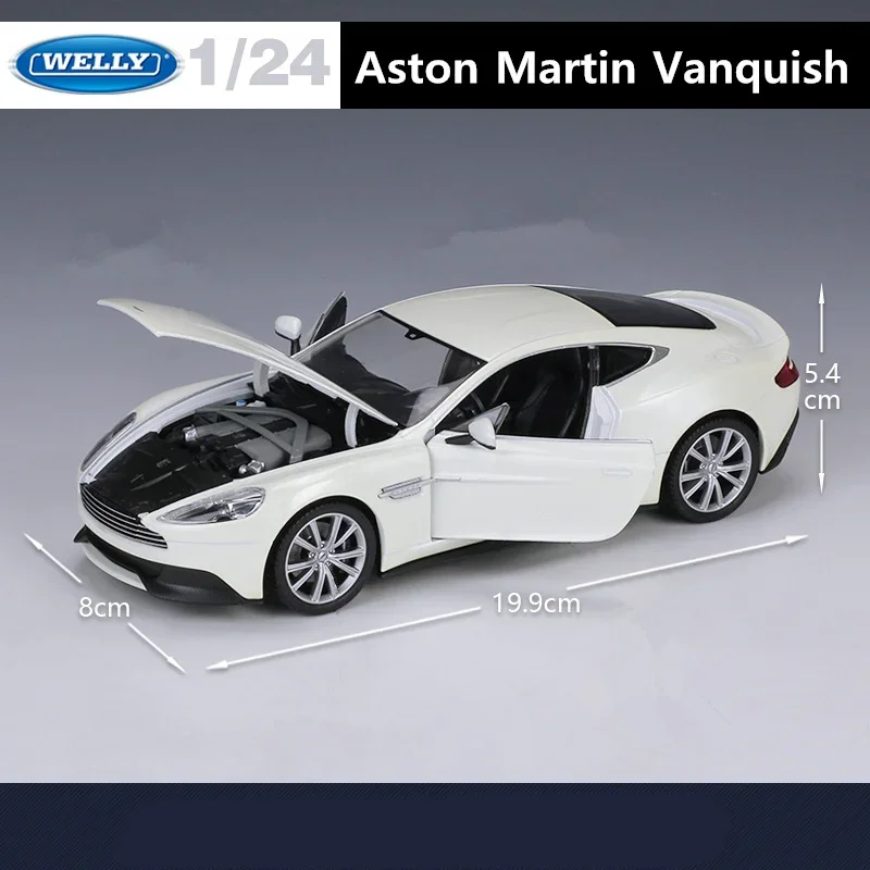WELLY 1:24 Aston Martin V12 Vanquish Model 4 WELLY 1:24 Aston Martin V12 Vanquish Model - Image 4