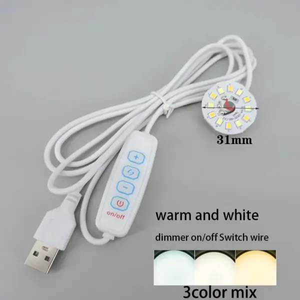 USB LED Desk Lamp with Dimmer Switch - Image 5
