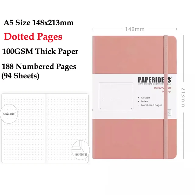 23 Colors A5 Dotted Notebook Journal 18 23 Colors A5 Dotted Notebook Journal - Image 18