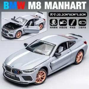 BMW M8 MH8 800 1:24 Diecast Model Car 25 Sb4e3c35a02bf4edf85ec9a1df1aa21a8Q