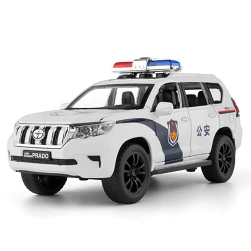 1:32 Black Toyota Prado Diecast Model Car 11 1:32 Black Toyota Prado Diecast Model Car - Image 11