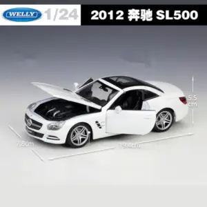 WELLY 1:24 Mercedes-Benz SL500 Red Diecast Model 9 Sb52f389066be4c25a216e9056daad8faF