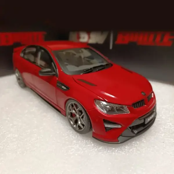 1:18 Scale Holden HSV GTSR Diecast Model Red - Image 4