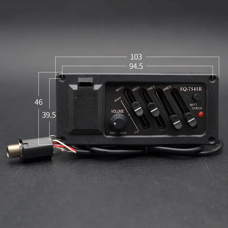 EQ-7545/7545R 4-Band Acoustic Guitar Preamp 4 EQ-7545/7545R 4-Band Acoustic Guitar Preamp - Image 4