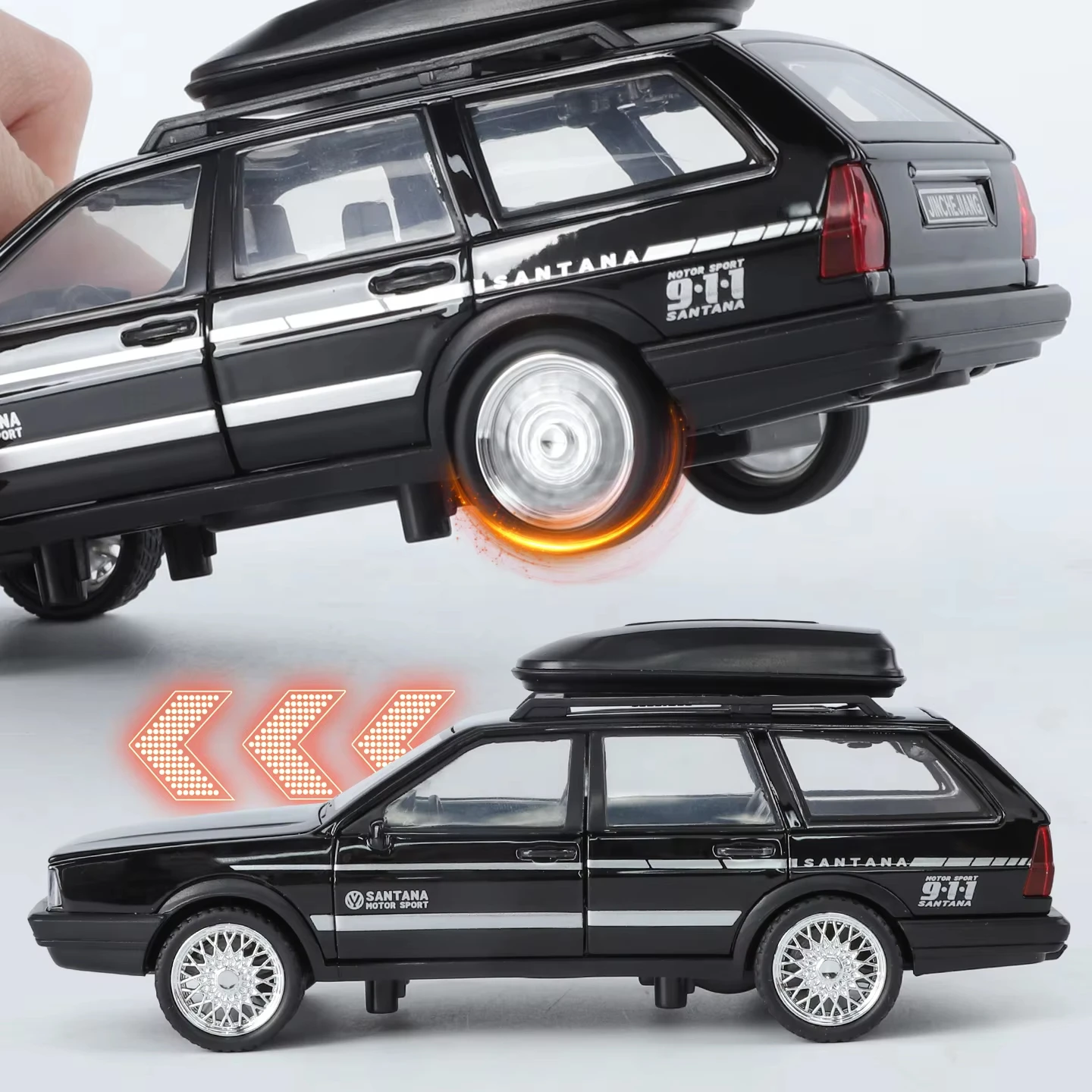 1:32 Scale Santana Wagon Alloy Model Car 4 1:32 Scale Santana Wagon Alloy Model Car - Image 4