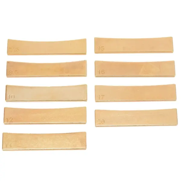 Guitar Radius Fret Press Inserts Set of 9 - Image 4