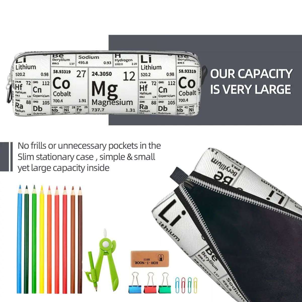 Periodic Table of Elements Pencil Case 6 Periodic Table of Elements Pencil Case - Image 6