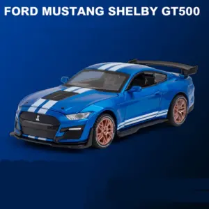 1:32 Ford Mustang Shelby GT500 Green Diecast Model 17 Sb6a5903cc0094fa782d010240b8725675