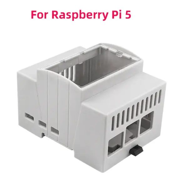 Raspberry Pi DIN Rail ABS Case with Heatsink - Image 8