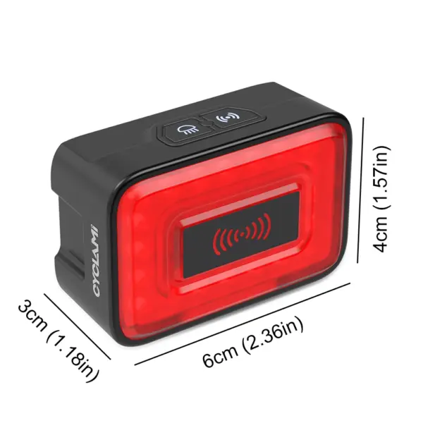 LED Bicycle Radar Tail Light with 20 LEDs - Image 6