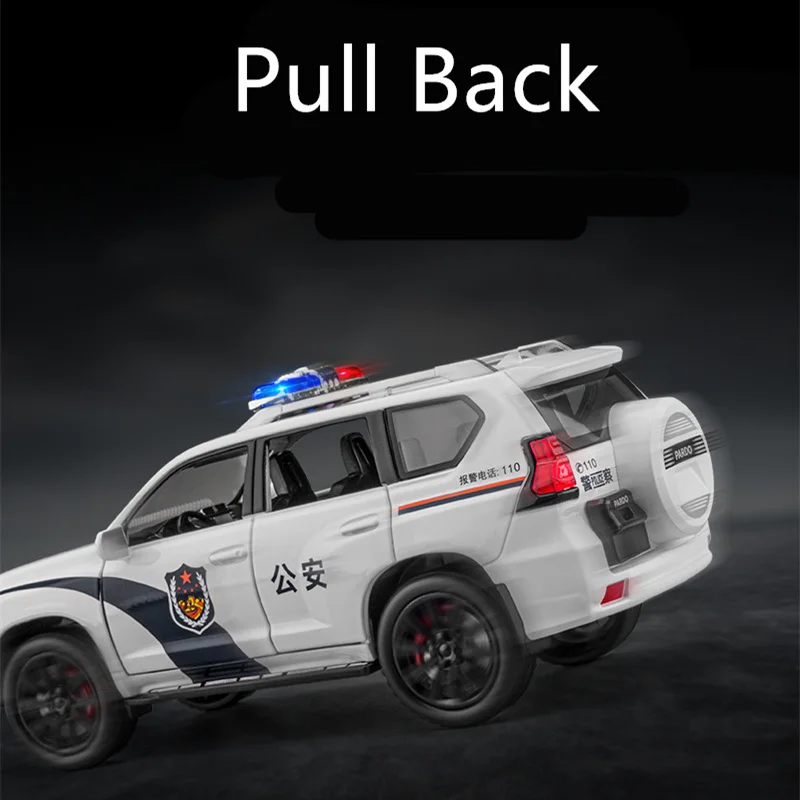 1/24 Scale Toyota Land Cruiser Prado Police Model 4 1/24 Scale Toyota Land Cruiser Prado Police Model - Image 4