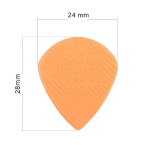 100 Premium Guitar Picks in Black and Orange 8 Sb7468221dd7547558485c1d9963c535bY