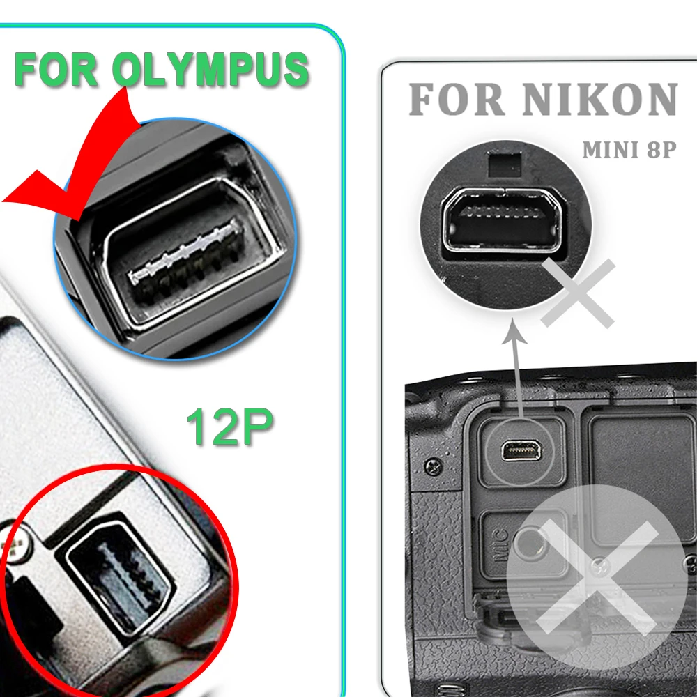 USB Data Cable for Olympus Cameras 1.5m 2 USB Data Cable for Olympus Cameras 1.5m - Image 2