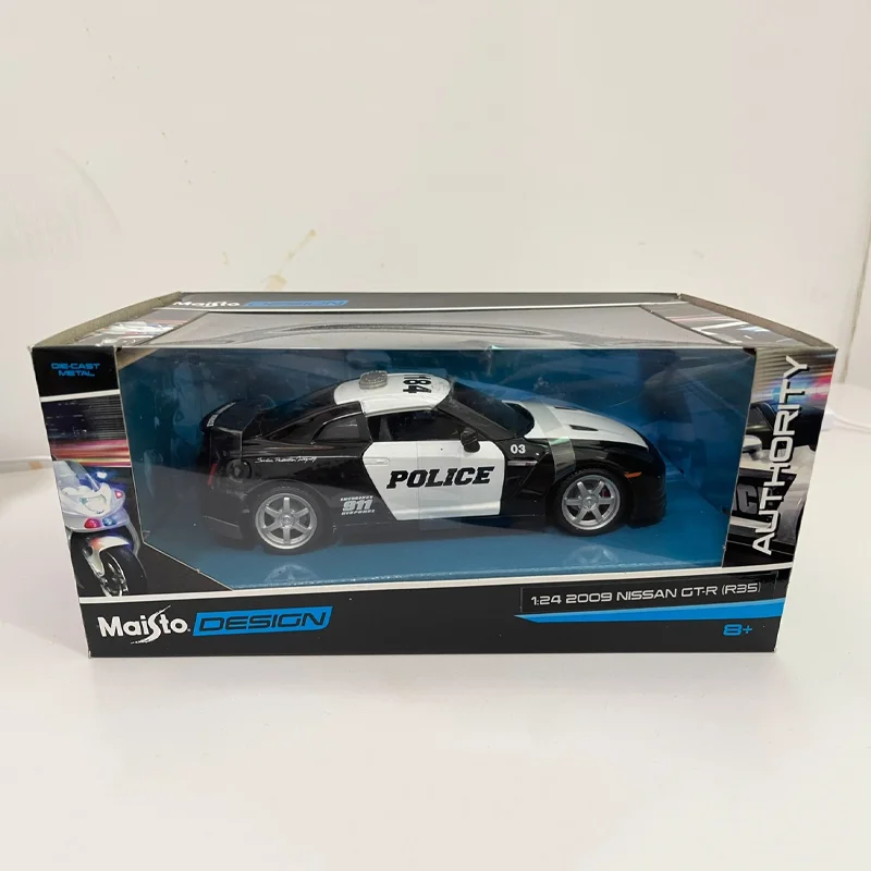 Maisto 1:24 Nissan GT-R R35 Police Model 6 Maisto 1:24 Nissan GT-R R35 Police Model - Image 6