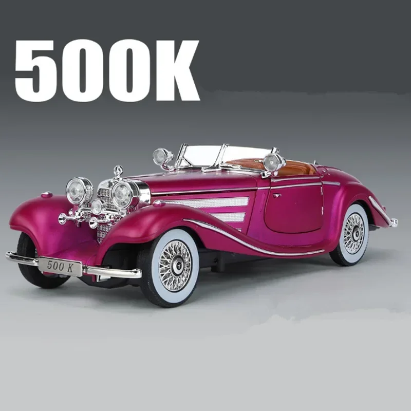 1936 Mercedes-Benz 500K Diecast Model 1:24 7 1936 Mercedes-Benz 500K Diecast Model 1:24 - Image 7