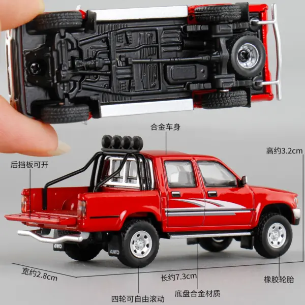 Masdi 1:64 Scale HiLux Pickup Model Truck - Image 6