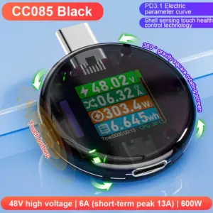 48V 12A Type-C PD3.1 Capacity Meter