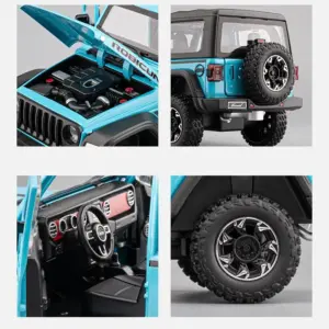 Wrangler Rubicon 1:24 Scale Diecast Model 15 Sb85ad9dc3f044e77815de701c2384a4da