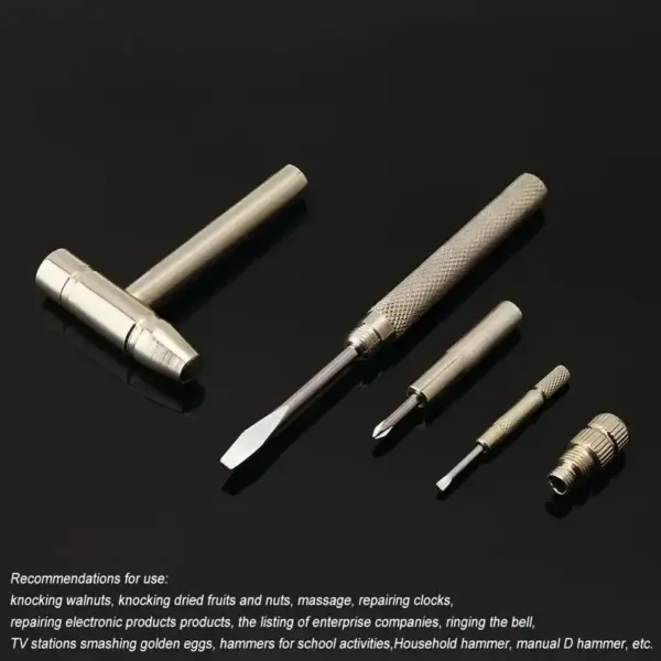 5-in-1 Mini Copper Alloy Hammer Toolkit - Image 3