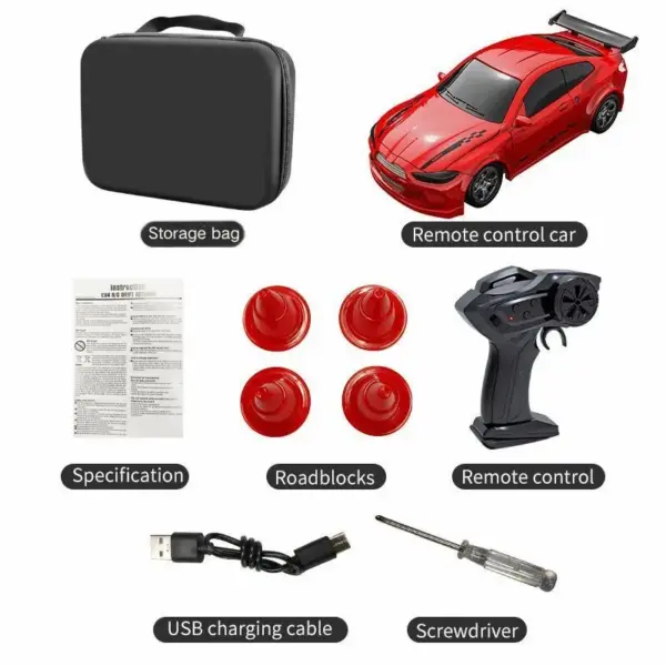1:64 Scale KF20 Remote Control Drift Car - Image 12